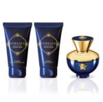 Versace Pour Femme Dylan Blue Gift Set 50ml EDP + 50ml Body Lotion + 50ml Shower Gel